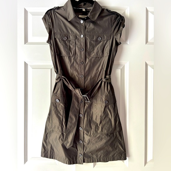 Burberry shirt dress shortsleeved